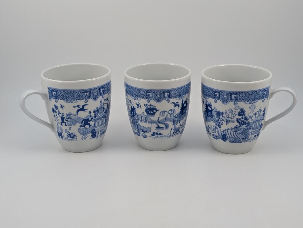 3 Set Calamityware Don Moyer Things Could Be Worse 12 Oz Coffee Mug Poland